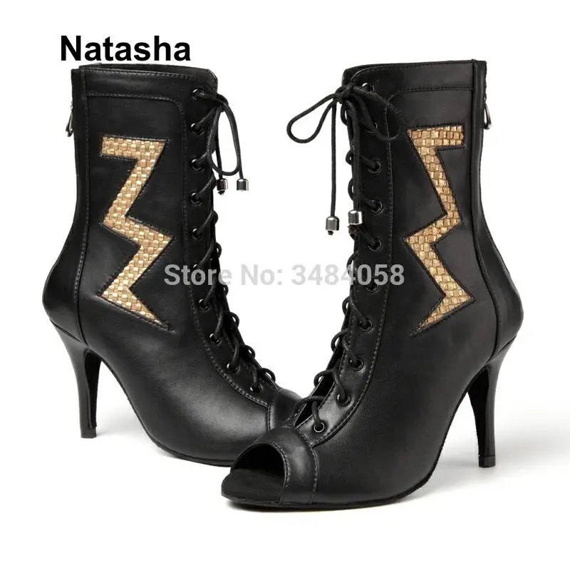 Наташа кожаные ботильоны|Обувь для танцев| |