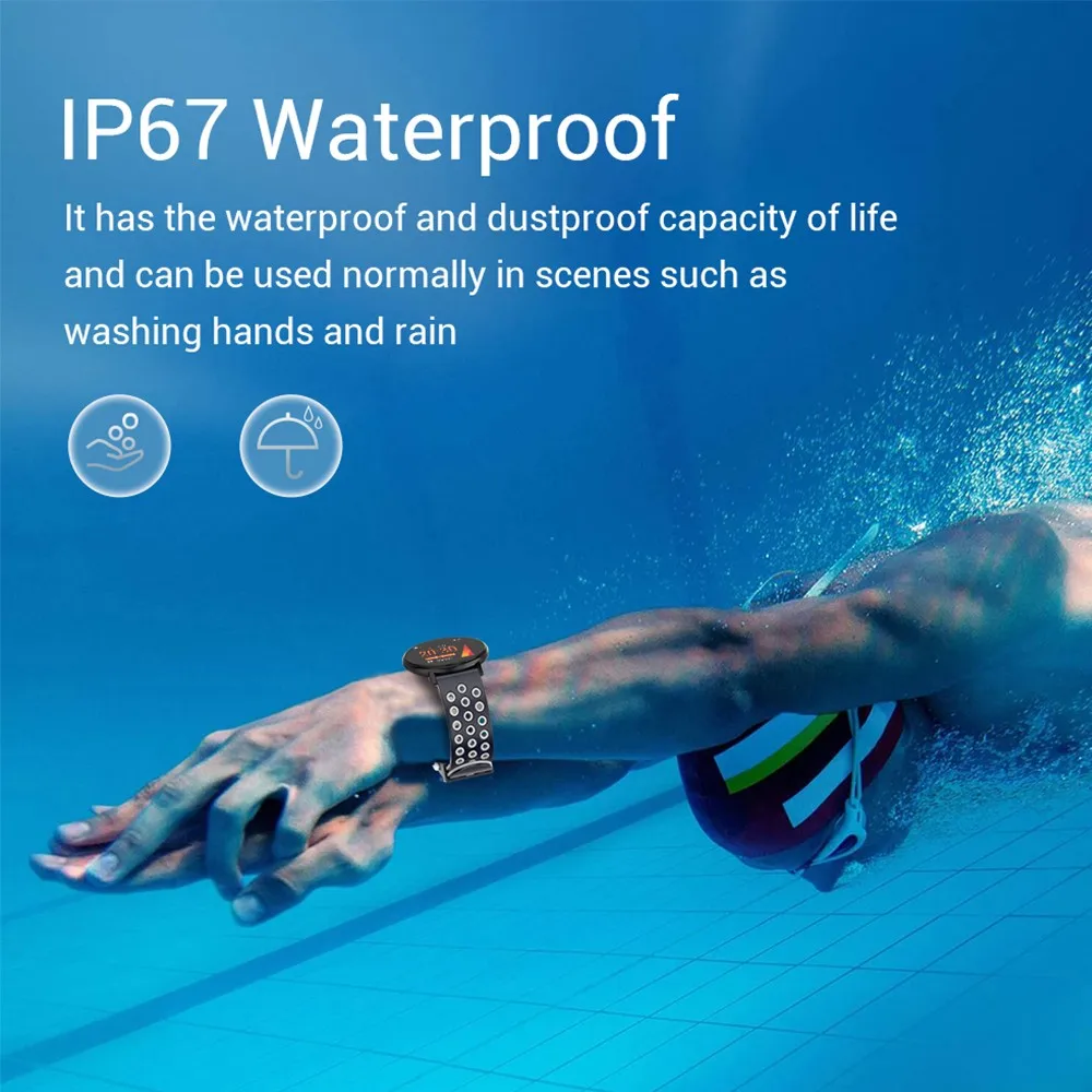 W8 Смарт-часы IP67 водонепроницаемые сердечный ритм кровяное давление