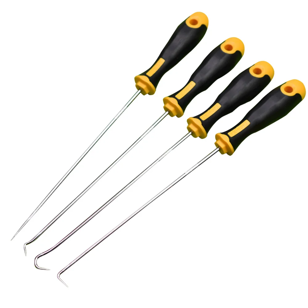 

4pcs Car Seal Pick Set Auto Oil O-Ring Seal Gasket Puller Remover Car Remover Tool Kit for Tire Repairing Equipment