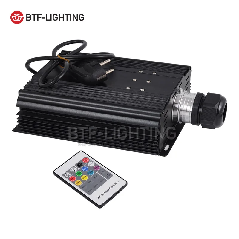 

120W LED Fiber Optic Engine Driver Set 7W 10W 12W 16W 45W 75W RGB RGBW Light Source 20/24/28 keys RF Remote Controller AC85-265V