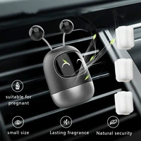 cute robot air aromatherapy car outlet aroma diffuser freshener auto perfume long lasting clip diffuser solid car perfume