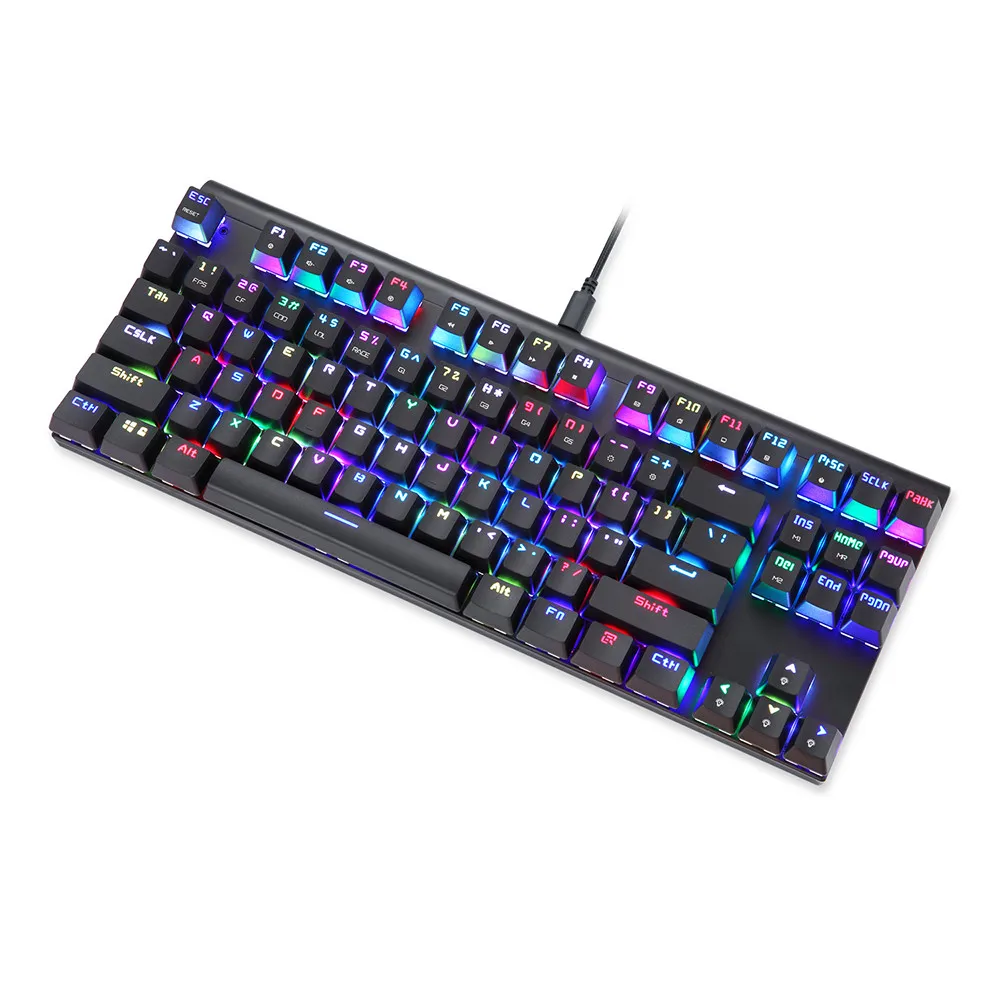Мультимедийные функциональные клавиши Motospeed CK101 87 ключ USB проводной NKRO RGB