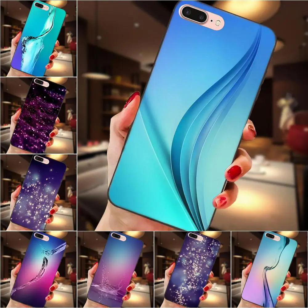 Серебристый зыбучий песок жидкая вода протекающая для Huawei Y3 Y5 II Y6 Y7 Y9 nova 2 Plus 2S 3i 4