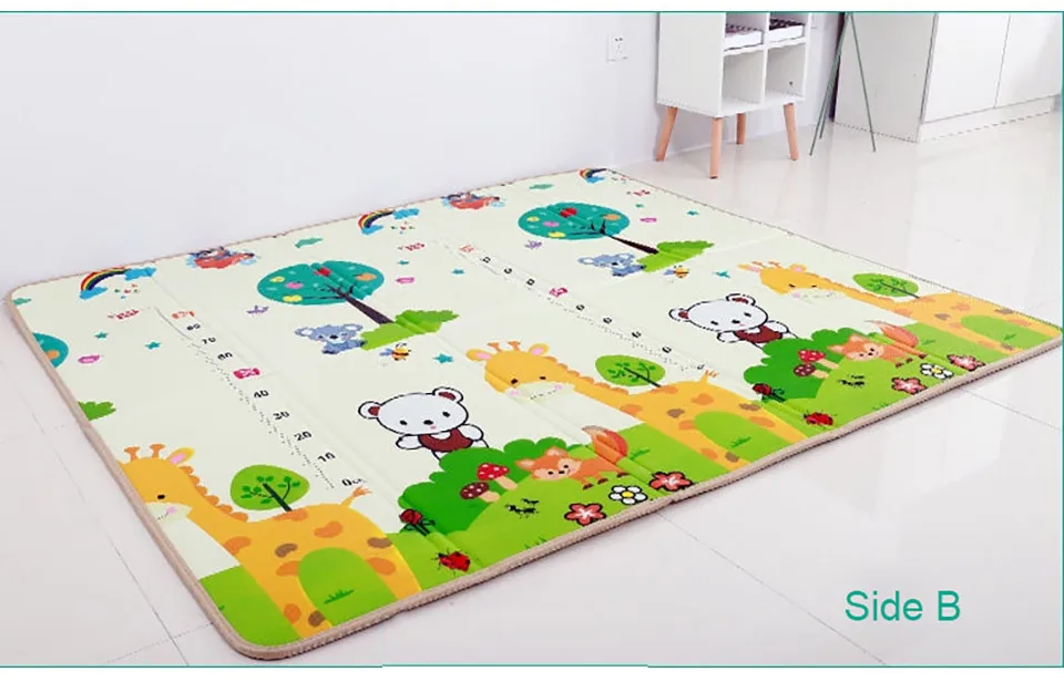 IMBABY Baby Play Mat Thick Crawling Mat Infants Puzzles Mat Cute Cartoon for Children Game Pad For Infants Educational Soft Mat