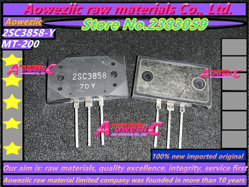 

Aoweziic 2018+ 100% new imported original 2SA1494-Y 2SC3858-Y 2SA1494 2SC3858 2SA1494 MT-200 High power amplifier (1 pair)
