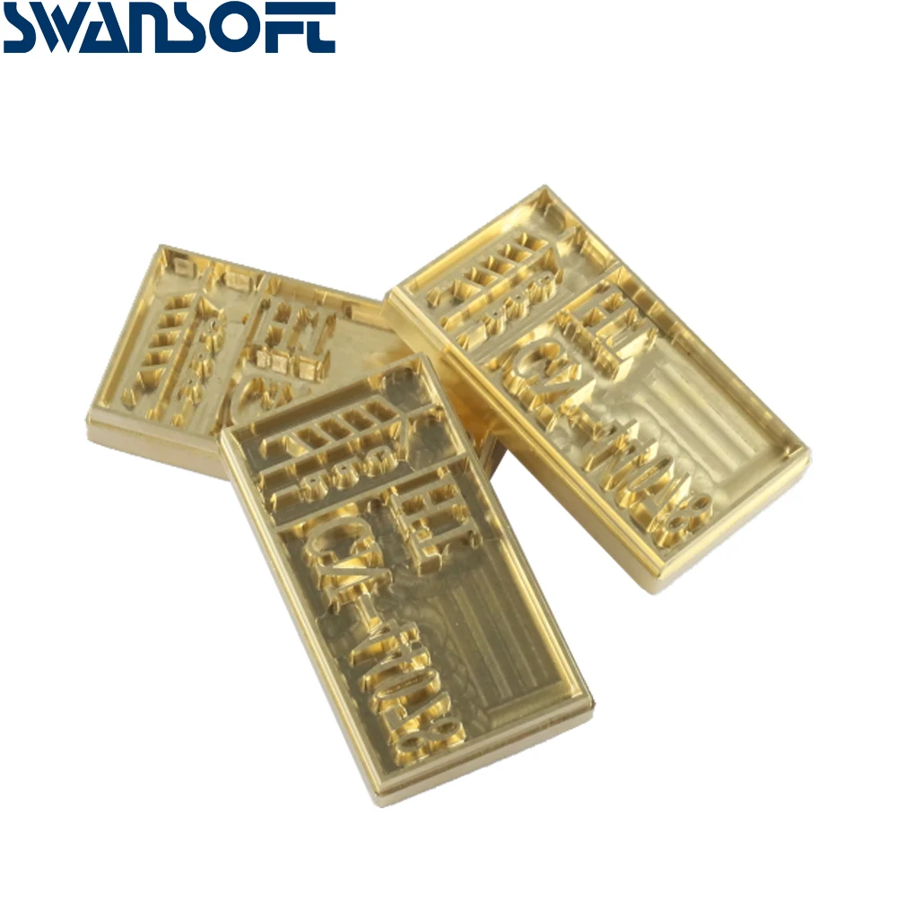 SWANSOFT изготовленный на заказ форма для логотипа шириной 3 см и 5 мм Высота подъема