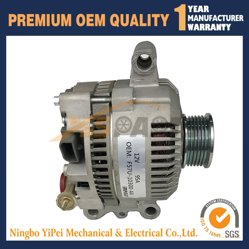 12V 95A F67U-BA F7CU-10300-AB Новый генератор переменного тока для Ford Mazda |