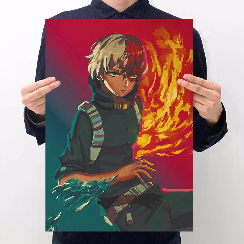 

Picture for Interior My Hero Academia Painting Vintage Kraft Paper Posters Wall Sticker Aesthetic Anime Manga Room Decoration