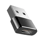 Универсальный Переходник Usb C 3,1 Type C Мама-Usb 3,0 типа папа, переходник для портов, черный полипропиленовый пакет, порт в наличии, легкий дизайн