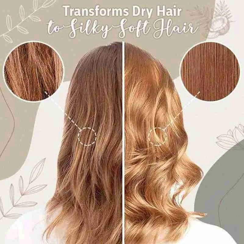 50 мл кокосового масла маска для волос с витамином Е восстанавливает повреждения