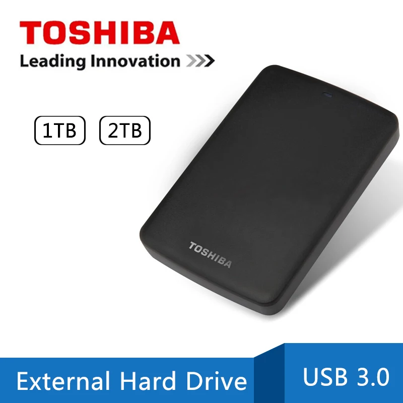 Портативный жесткий диск Toshiba 1 ТБ внешний для ноутбуков hd USB3.0 HDD 2 5|Внешние