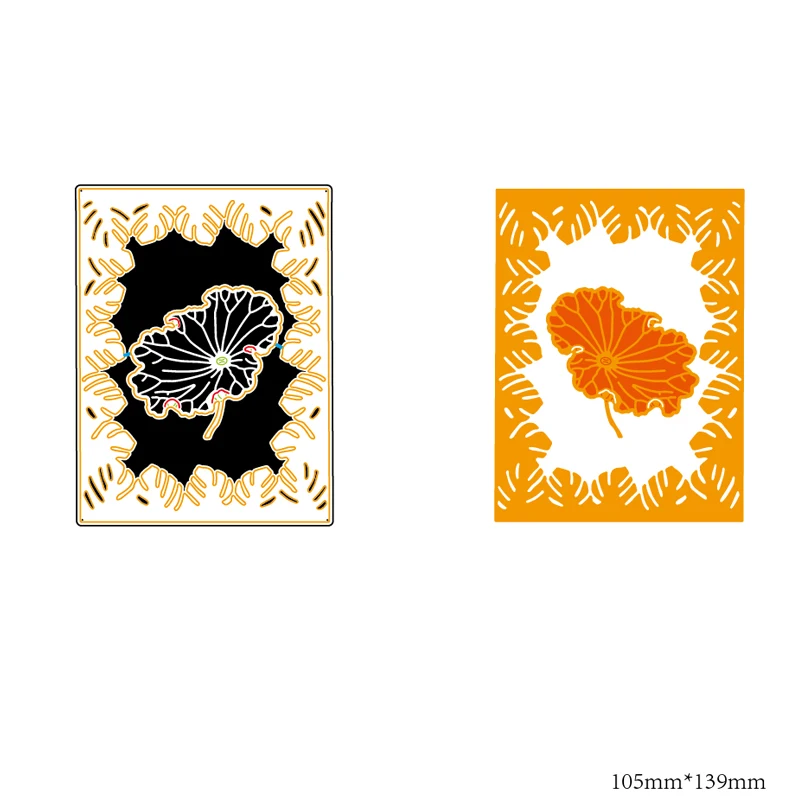 

Lotus leaf cutting mold DIY scrapbook album decoration supplies clear stamp mold paper card