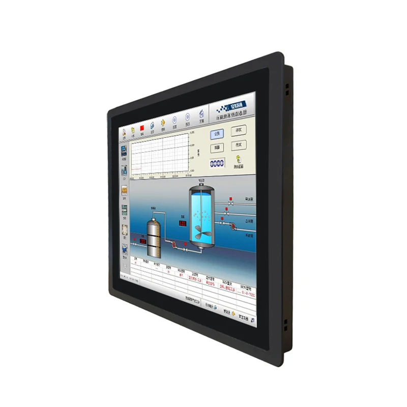 

Industrial touch panel 17 inch embedded capacitive screen all in one win7 win10 XP 4G network WiFi com waterproof and dustproof