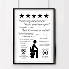 Черно-белый плакат с цитатами для ванной комнаты, печатный плакат, потрясающие впечатления, проводит здесь снова, туалетный настенный художественный холст, картина, декор комнаты