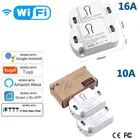 Умные модули переключателя Tuya с Wi-Fi, 16 А10 А, 2 шт.