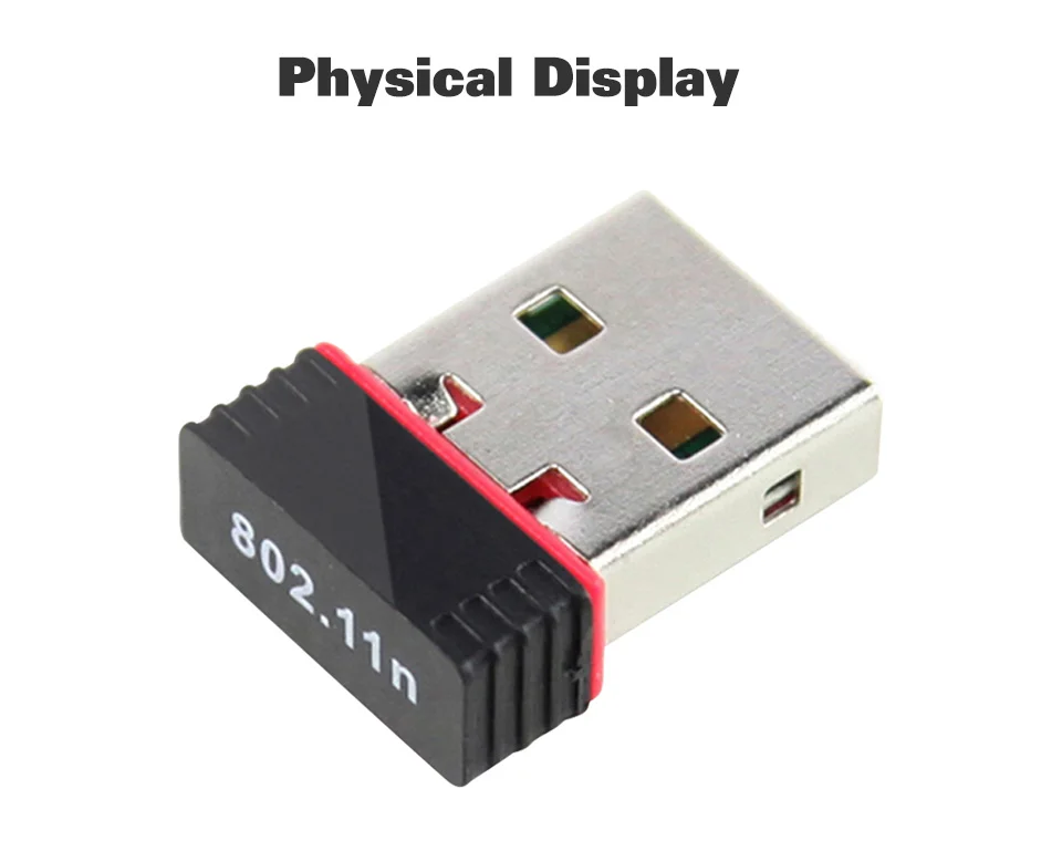 Usb wifi адаптер ethernet lan беспроводной 802.11n ноутбук ключ карта antena adaptador 2,4g wi fi приемник wi-fi мини Мбит/с