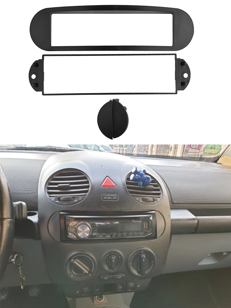 Одна Din фасция для VOLKSWAGEN New Beetle Radio DVD стерео панель монтажная установка комплект