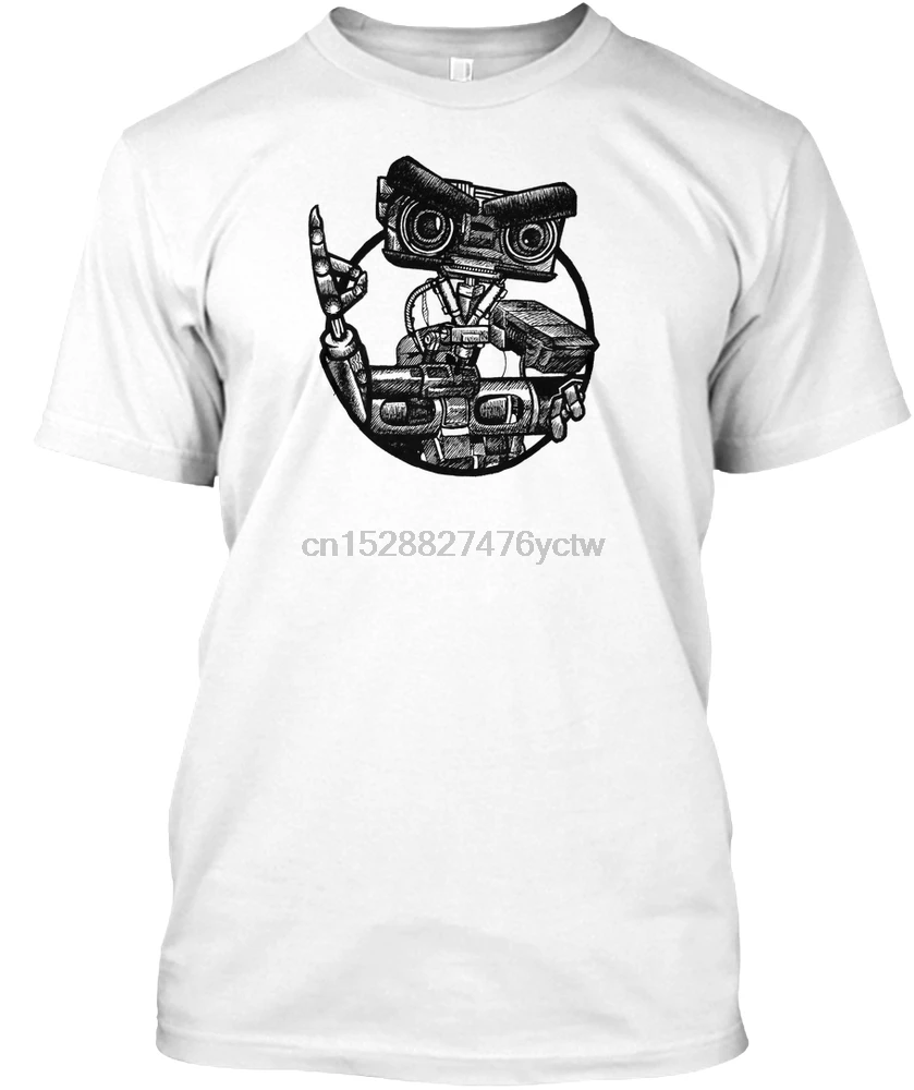 Мужская футболка женская с коротким замыканием от Johnny 5 | одежда