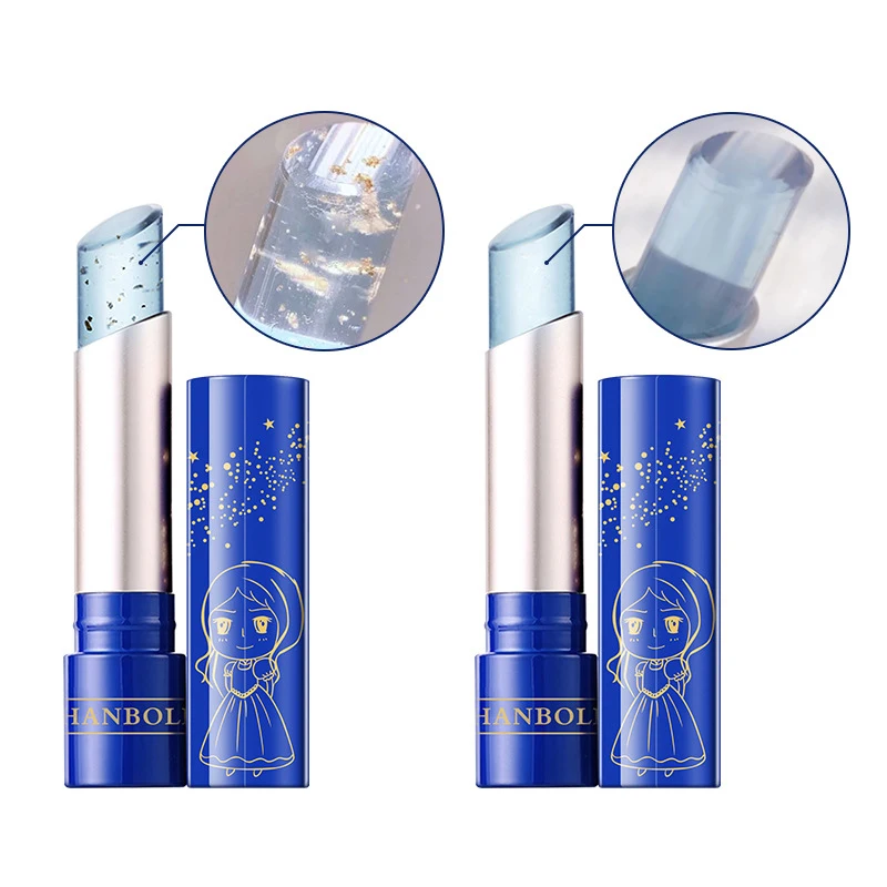 

24K Temperature Change Little Princess Lip Balm Moisturizing Hydration High-value Improve Lip Line Discoloration Lip Balm