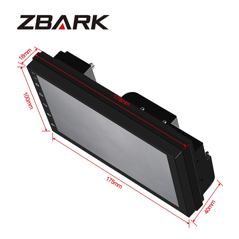 2 Гб ОЗУ Универсальный Android 9 0 двойной Din 7 дюймов четырехъядерный GPS навигатор