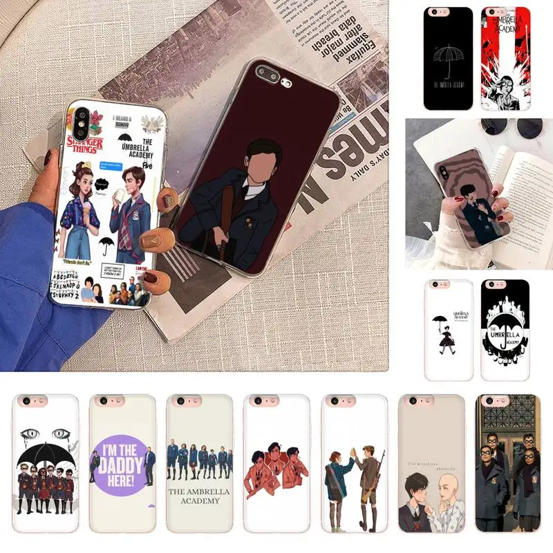 

Umbrella Academy Phone Case For iPhone X XS MAX 6 6s 7 7plus 8 8Plus 5 5S se 2020 XR 12 11 pro max Fundas Capa