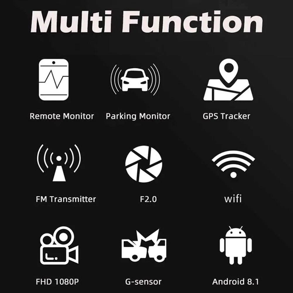 4G Android автомобиля тире камера ADAS GPS навигации HD 1080P Автомобильный видео