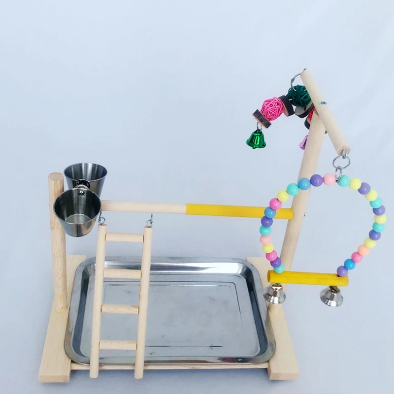 Деревянная жердочка для птицы подставка попугая площадка занятий спортом