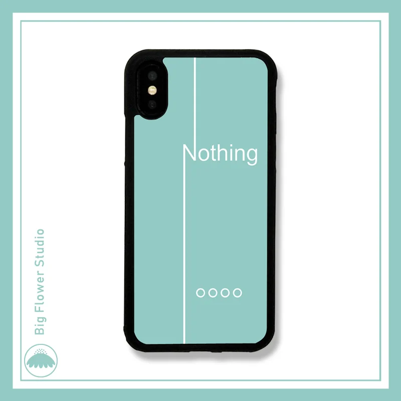 Мягкий силиконовый чехол для телефона bigflower mint color nothing letter design sense iPhone 6s plus