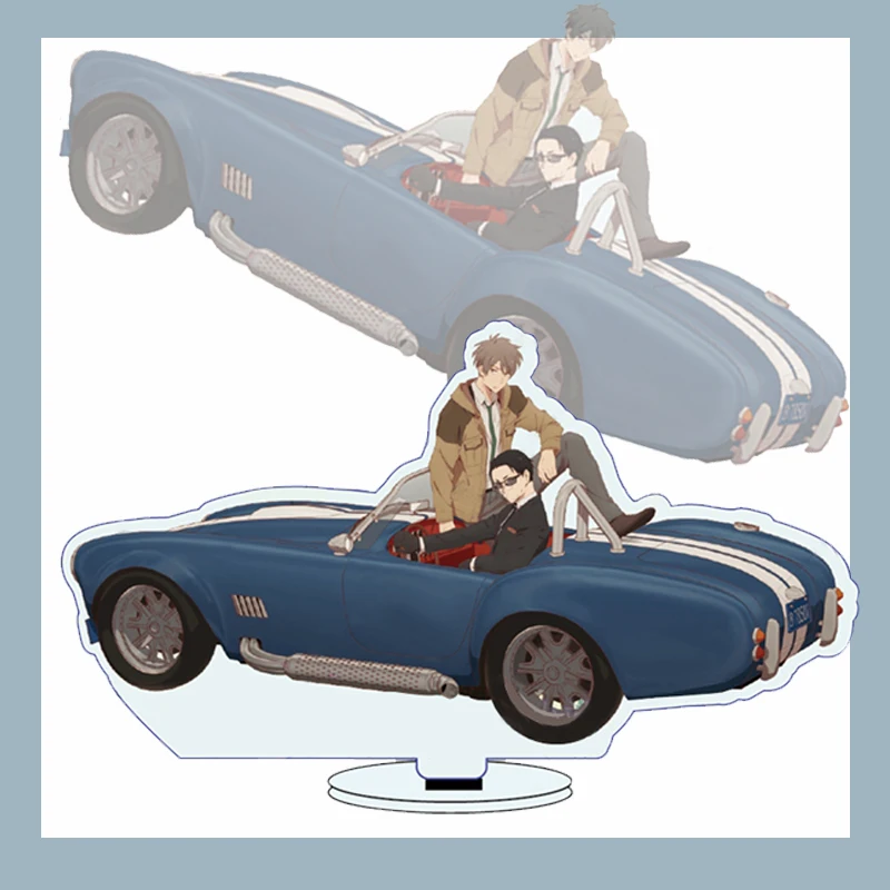 

16cm Anime The Millionaire Detective Balance:UNLIMITED Kato Haru Kanbe Daisuke Stand Figure Acrylic Model Home Decor Ornaments