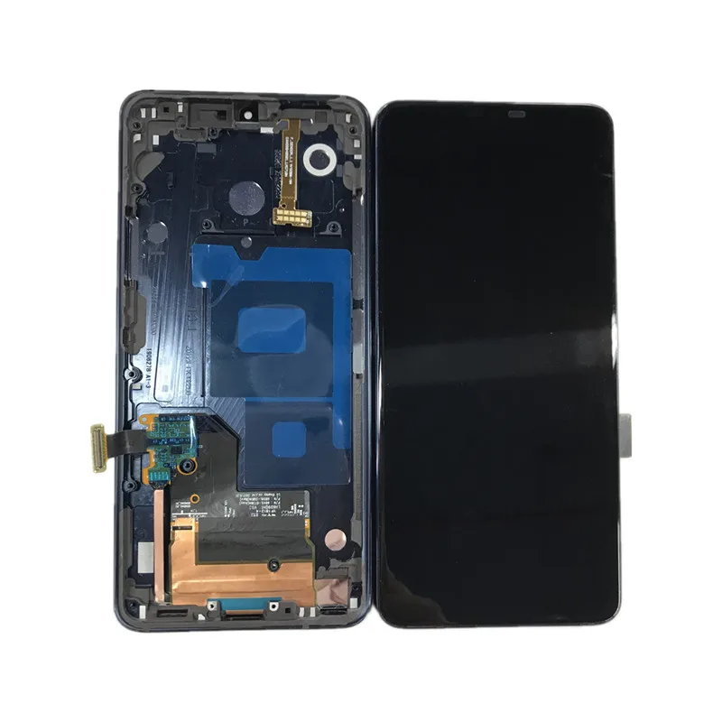 ЖК-дисплей для LG G7 Fit LM-Q850EM ЖК-экран с рамкой черный ThinQ G710 LM-G710 дигитайзер