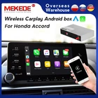 MEKEDE для Apple беспроводной Carplay для HONDAACCORD 10-го поколения 2018- Android автомобильный мультимедийный проигрыватель AI Box видеокамера