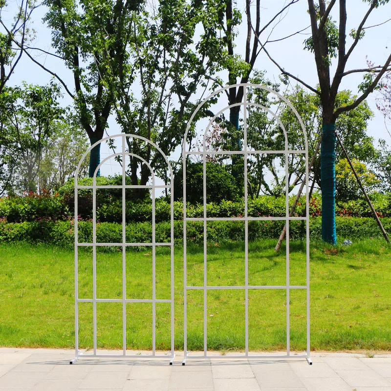 Flone Свадебная Цветочная Арка фон стенд кованого железа этап Экран официальные