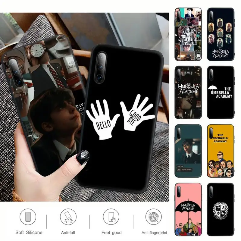 

The Umbrella Academy Black Silicone Mobile Phone Case For Samsung Galaxy S9 S10 S20 S21 S30 Plus Ultra S10e S7 S8 Cover