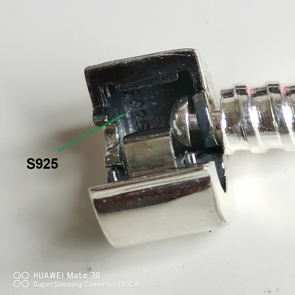 Женский браслет из серебра s925 пробы с застежкой-змеей | Украшения и аксессуары