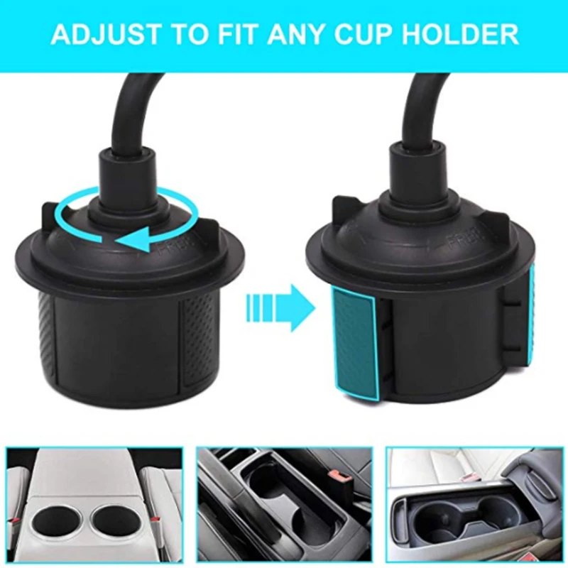 car cup holder cellphone mount stand for cell phone adjustable car cup universal mobile phone mount free global shipping