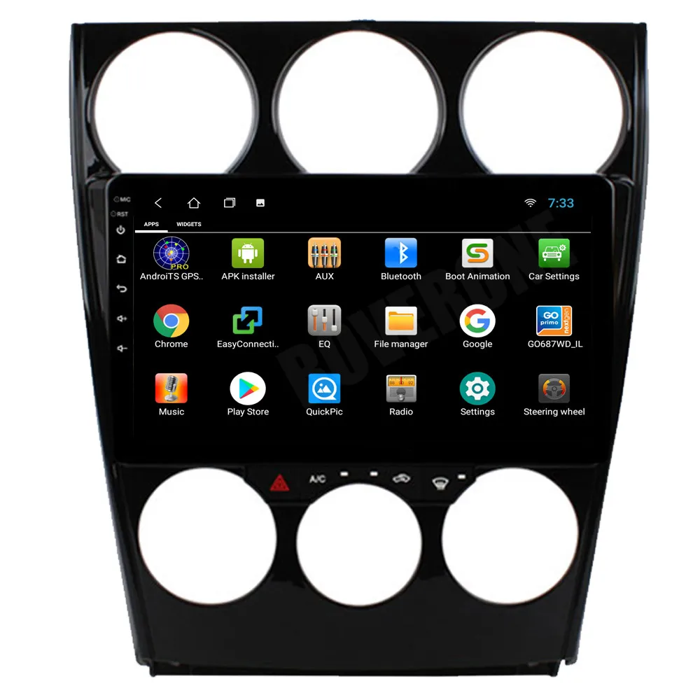 RoverOne Android 10 автомобильный мультимедийный плеер для Mazda 6 2002 2008 четырехъядерный