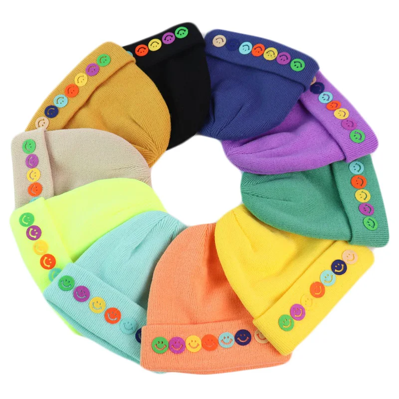 Вязаные крючком шапки для мальчиков и девочек теплые уличные вязаные