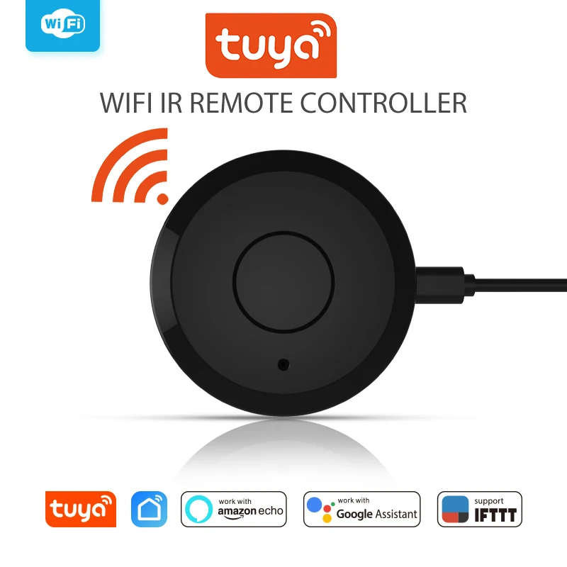 

Универсальный ИК-пульт дистанционного управления Tuya, 2,4 ГГц, Wi-Fi, для умного дома, для Alexa, Google Home, кондиционера, телевизора