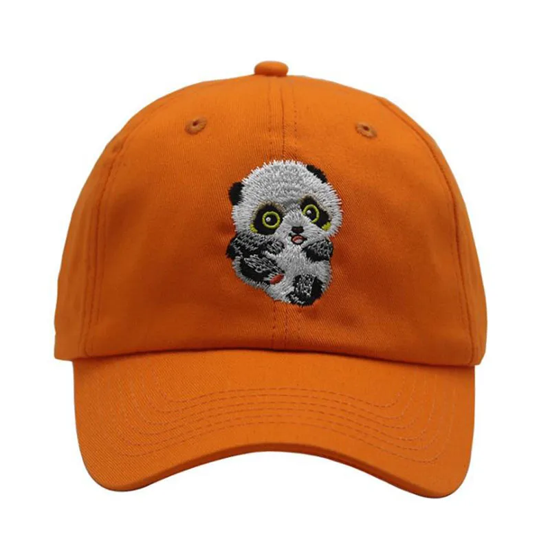 LA Новинка бейсболка с золотыми цепочками и пандой изогнутая Кепка для мужчин