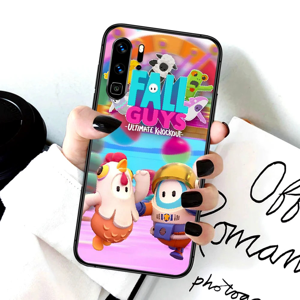 

Fall Game Guys Cute Phone Case For Huawei P Mate Smart 10 20 30 40 Lite Z 2019 Pro black Etui Tpu Coque Painting Prime Luxury