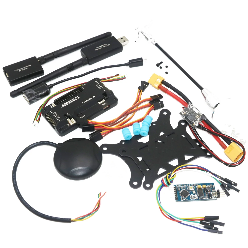 Плата управления полетом APM2.8 ArduPilot Mega 2 8 APM + 6 м/7 м GPS 3DR 500 МВт радиотелеметрия 915 МГц