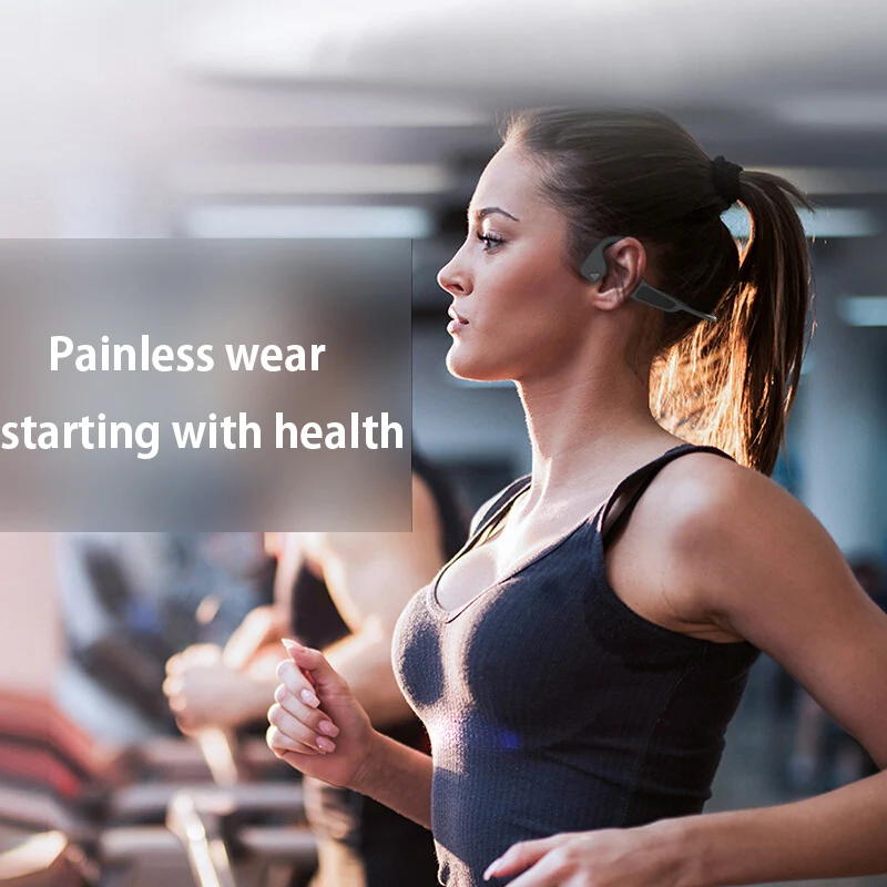 Проводящая кость гарнитура беспроводные Bluetooth наушники для Iphone 7 8 Plus X Max Xr