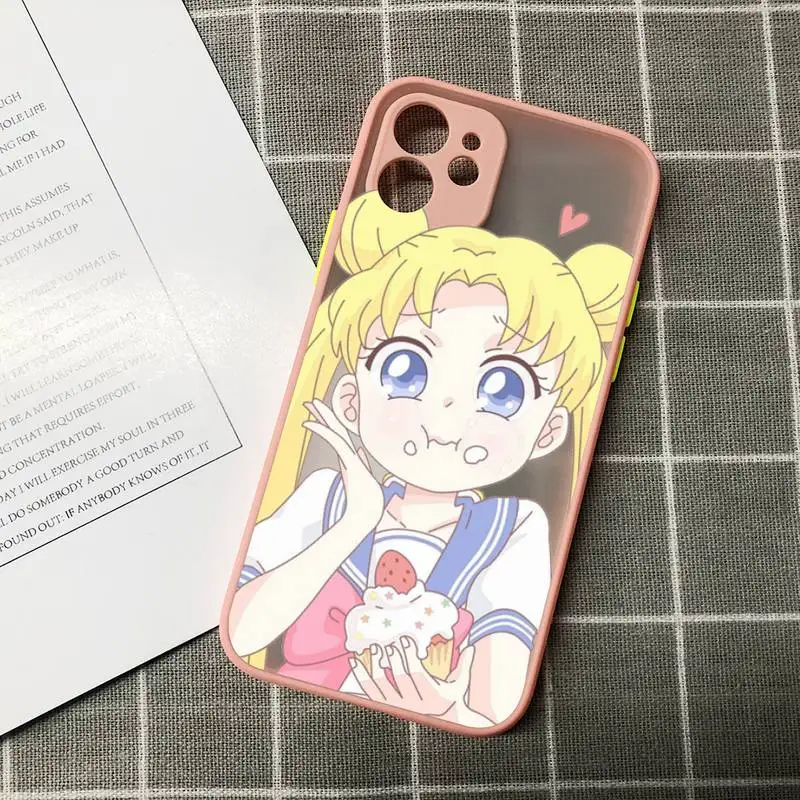 

Sailor Moon Phone Case for iPhone 12 mini 11 pro XS Max X XR 7 8 plus SE20 High quality TPU silicon and Hard plastic cover