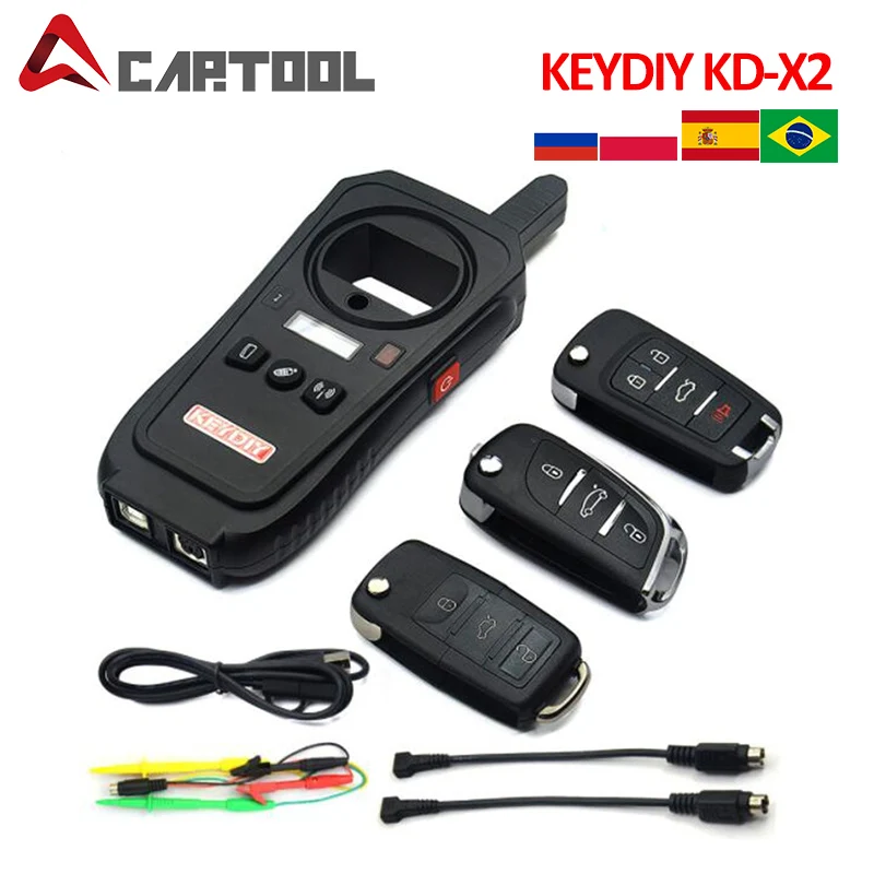 Горячая Распродажа OBD2 автомобильный диагностический инструмент KEYDIY KD X2 ключи