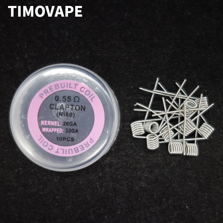 Предварительно собранная катушка Ni80 nichima A1 SS316L нагревательная Alien Clapton DIY готовые