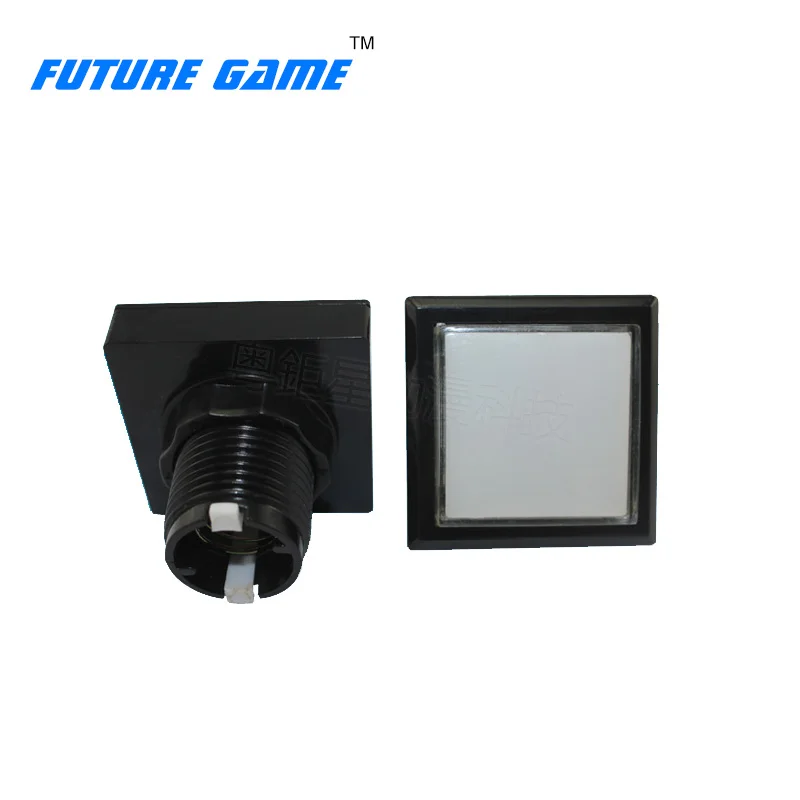 45 мм квадратный игровой автомат для развлечений Светодиодный световая Кнопка