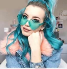 Очки солнцезацитные для женщин сердечками из пластика