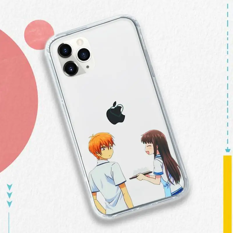 

Anime Fruits Basket Phone Case Transparent soft For iphone 5 5s 5c se 6 6s 7 8 11 12 plus mini x xs xr pro max