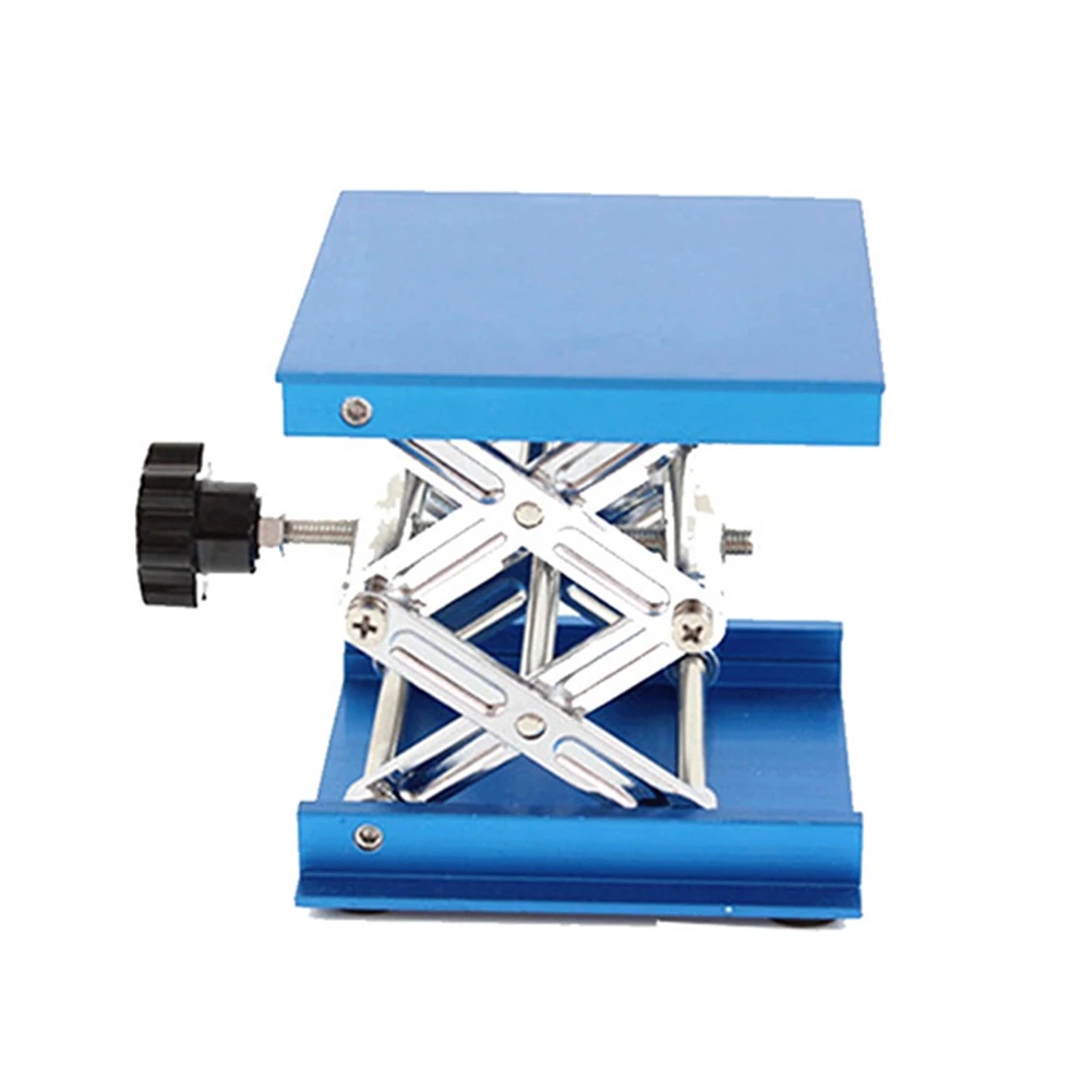 Aluminum Alloy Manual Control Support Stand Adjustable Scissor Rack Experiment Tool Woodworking Laboratory Lifting Platform | Инструменты