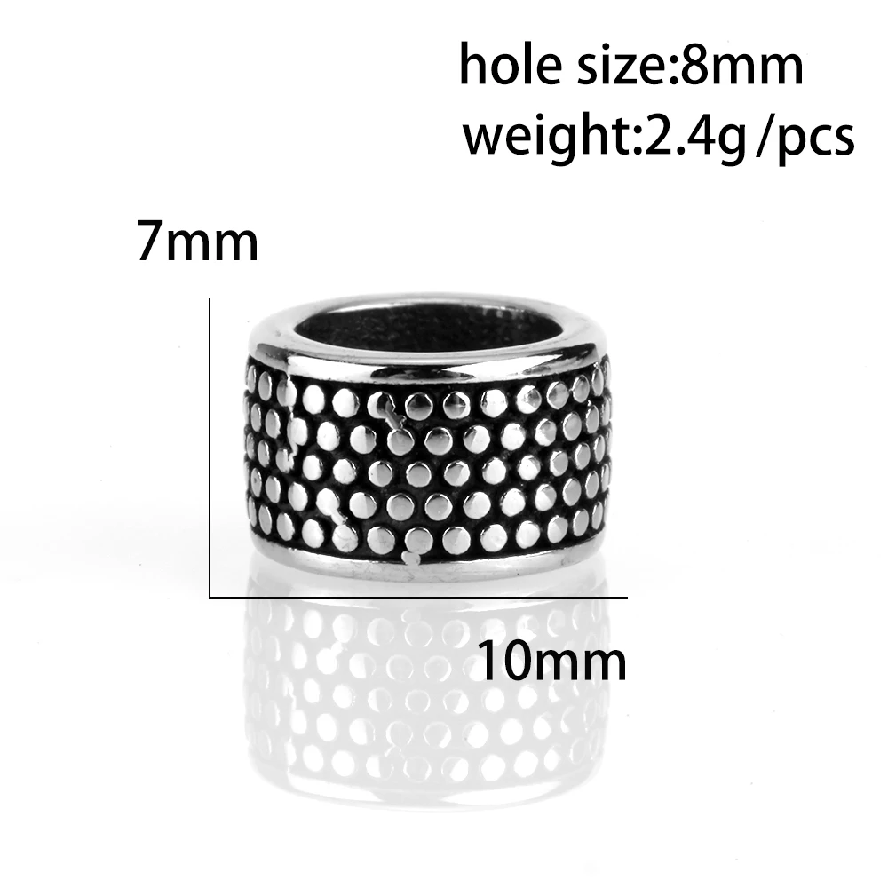 Бусины-разделители для изготовления ювелирных изделий из нержавеющей стали